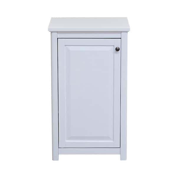 Dorset 17 in. W x 29 in. H Freestanding Floor Bath Storage Cabinet with Door in White