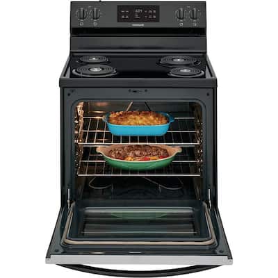 30 in. 5.3 cu. ft. Electric Range with Self Clean in Stainless Steel
