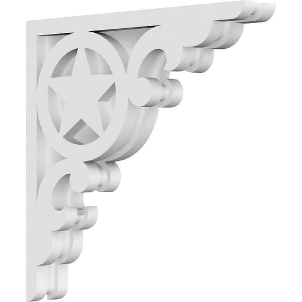Ekena Millwork 1-7/8 in. x 12 in. x 12 in. PVC Austin Corbel