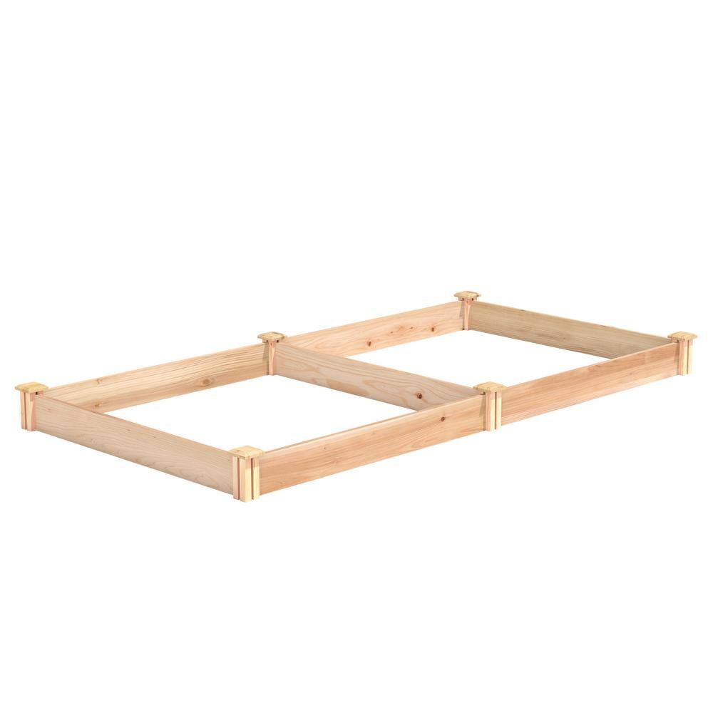 96" L x 48" W x 5.5" H Cedar Raised Garden Bed