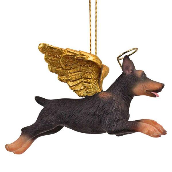 Design Toscano Honor the Pooch Doberman Holiday Dog Angel Ornament 