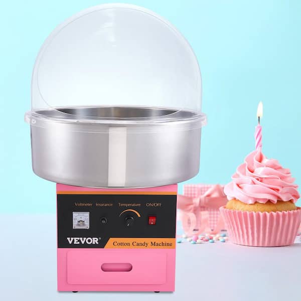 VEVOR Electric Cotton Candy Machine, 1000-Watt Candy Floss Maker, Commercial Cotton Candy Machine with Stainless Steel Bowl ZHSKU00000000000015 VEVOR Electric Cotton Candy Machine, 1000-Watt Candy Floss Maker, Commercial Cotton Candy Machine with Stainless Steel Bowl ZHSKU00000000000015