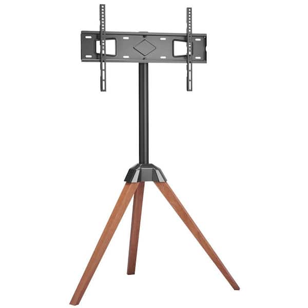 Tripod Easel TV Stand, for 40-65 in. TVs Up to 99 lbs., 18° Left-Right Rotation Portable TV Stand Full Motion Mount