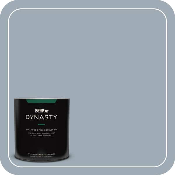 BEHR DYNASTY 1 qt. #T13-6 Twilight Semi-Gloss Enamel Interior Stain-Blocking Paint and Primer