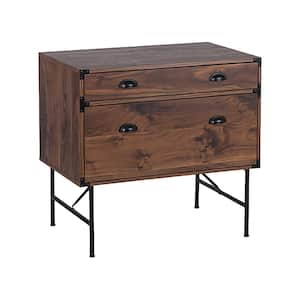 Bombay Walnut 2-Drawer Lateral File Cabinet