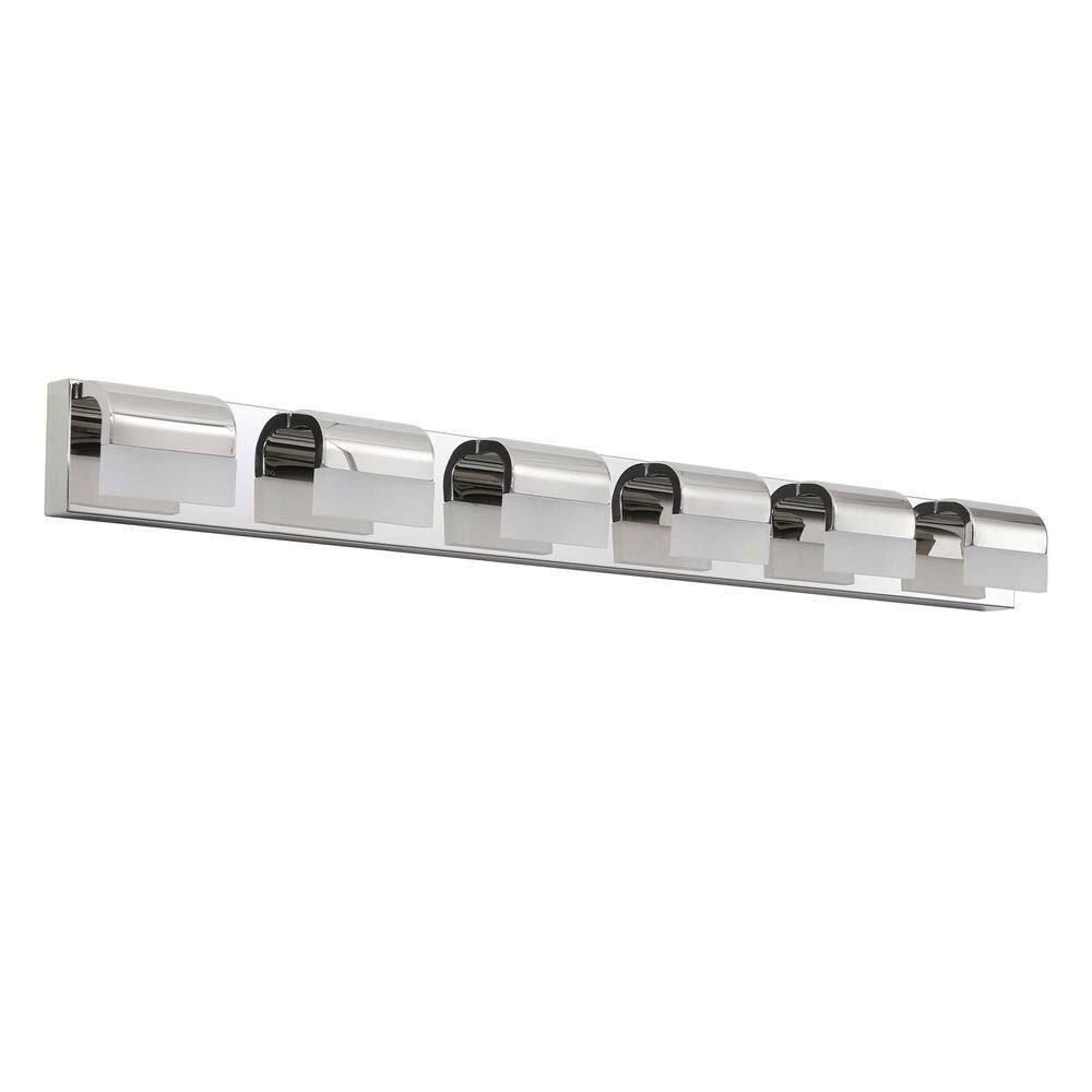 Light Pro 6-Light Chrome LED Vanity Light Bar with dust-proof price history on PriceWatchPro