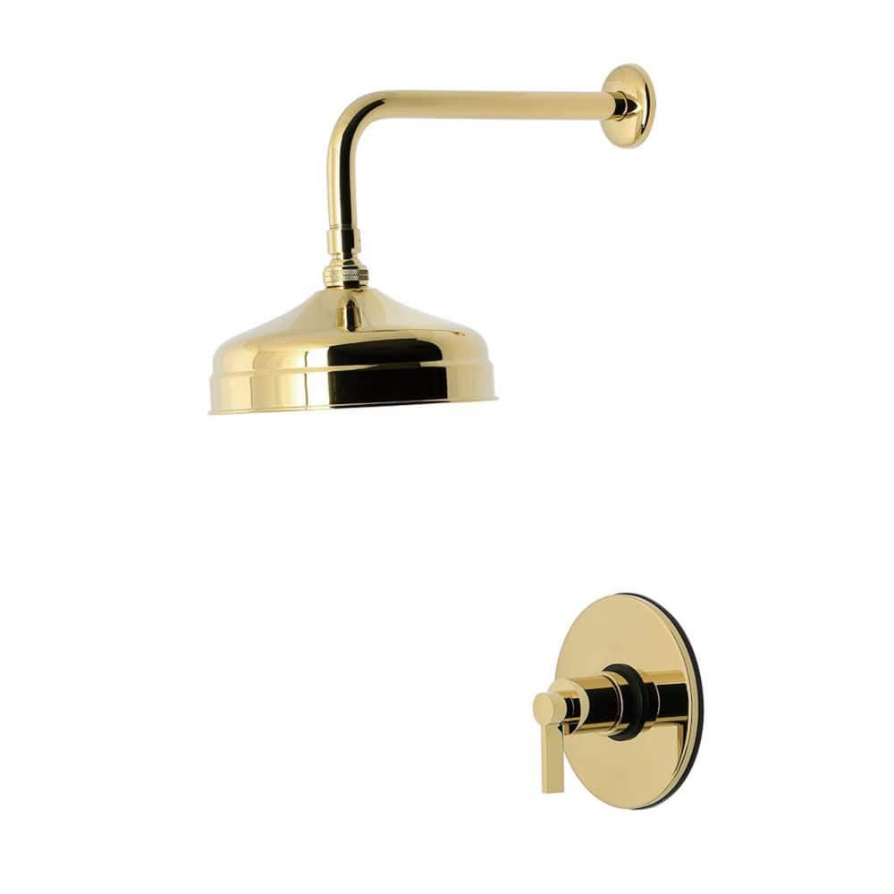 NuvoFusion 1-Handle 1-Spray Shower Faucet 1.8 GPM in Polished Brass price history on PriceWatchPro