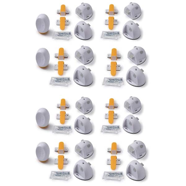 Wellco Baby Locks Complete Baby Proofing Kit - Child Safety Hidden Locks  for Cabinets and Drawers (40-Pack) BLCSK40P - The Home Depot