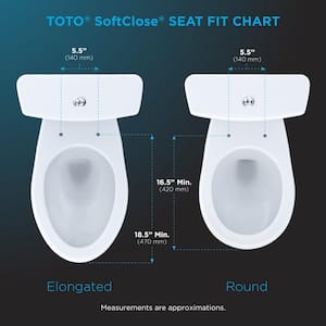 Traditional SoftClose Elongated Closed Front Toilet Seat in Cotton White