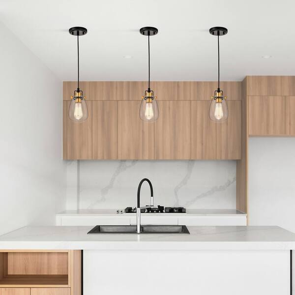 人気が高い 1-Light Ontario Edvivi Black Pendant Mini Gold Antique and アクセサリー