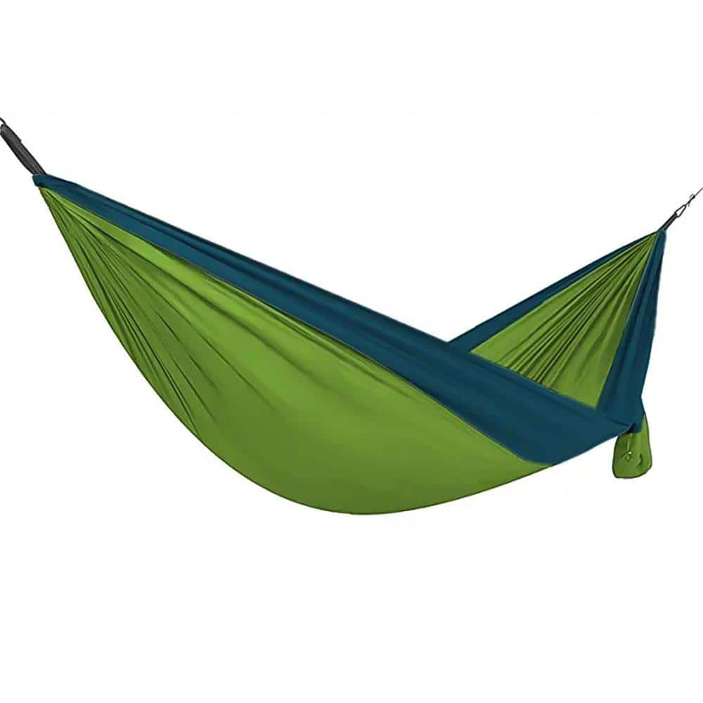 9 ft. Portable 2-Person Outdoor Hammock with Reinforced Steel Carabiners and Stuff Sack, Green price history on PriceWatchPro