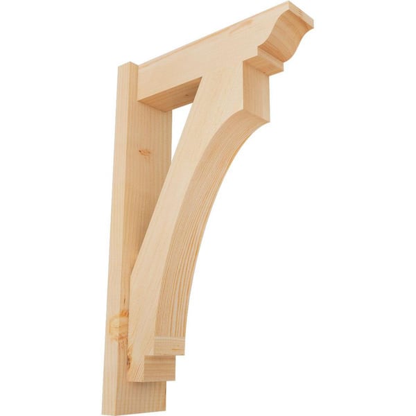 Ekena Millwork 6 in. x 30 in. x 18 in. Imperial Traditional Smooth Douglas Fir Outlooker