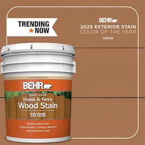 5 gal. #SC-146 Cedar Solid Color House and Fence Exterior Wood Stain