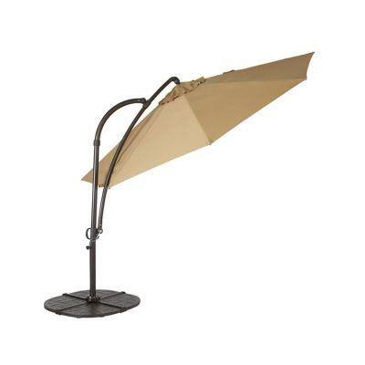 Unbranded 11 ft. Patio Umbrella in Tan-DISCONTINUED