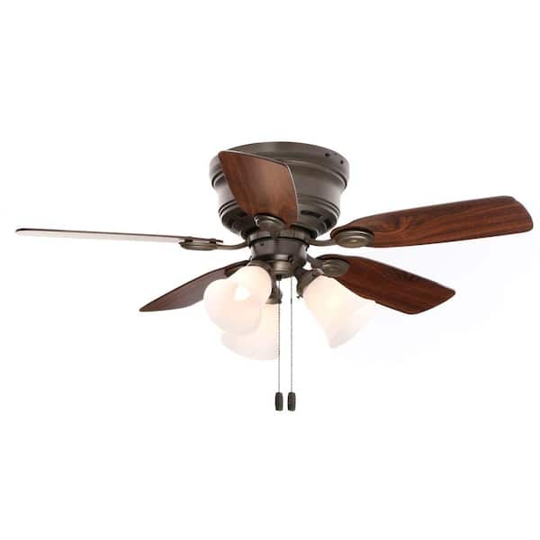 Hunter Low Profile 42 in. Indoor Provincial Gold Ceiling Fan