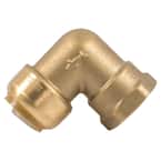 3/4 in. Push-to-Connect x FIP Brass 90-Degree Elbow Fitting