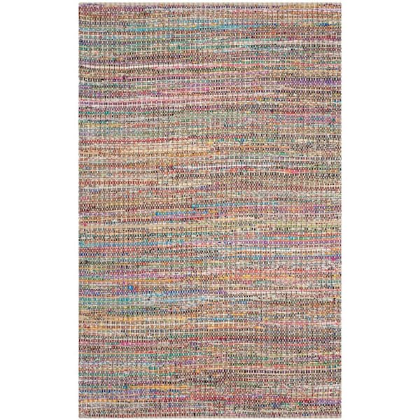 SAFAVIEH Nantucket Beige 5 ft. x 8 ft. Striped Area Rug