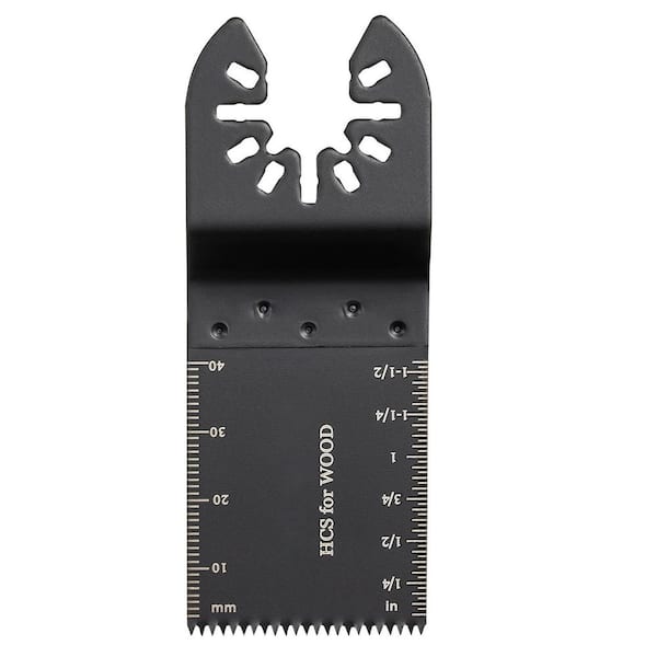 100 Pieces Oscillating Saw Blades, Quick Release Multitool Blades Kit, HCS Tool Blades for Wood Plastic
