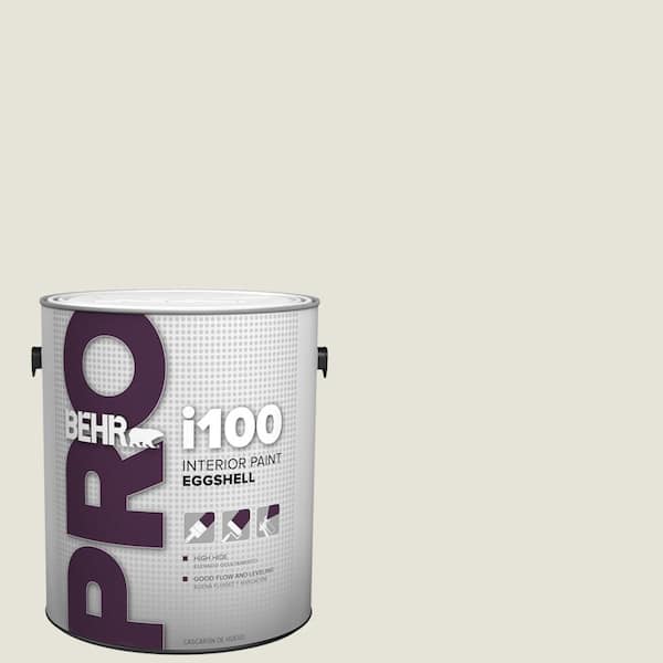 BEHR PRO 1 gal. #HDC-NT-21 Weathered White Eggshell Interior Paint