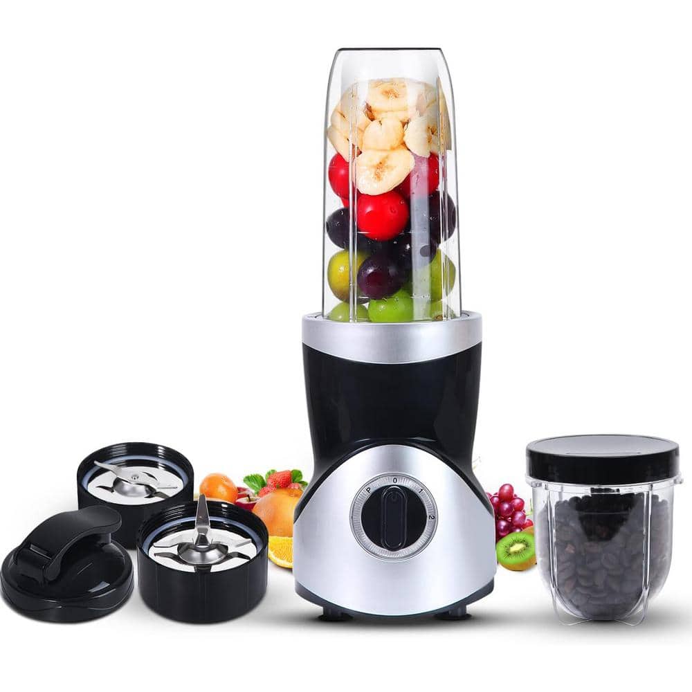 24 oz. 2-Speed Black & Silver Professional Kitchen Blender with Extra 10 oz. Grinding Cup, Blending & Grinding Blades price history on PriceWatchPro