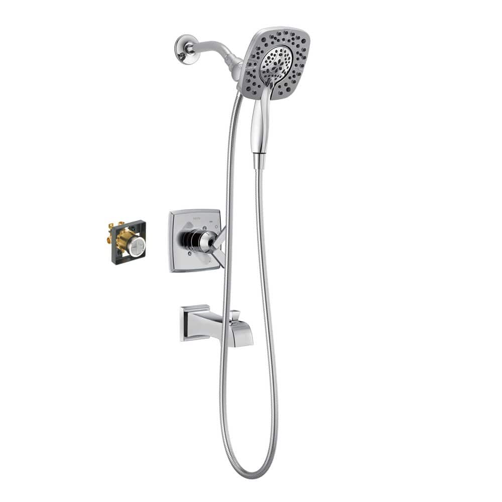 Delta Ashlyn In2ition Single Handle 4-Spray Tub and Shower Faucet