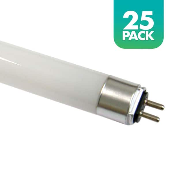 Simply Conserve 25-Watt/54-Watt in. Linear T5 Type A LED Light Bulb, 5000K, 25-pack L25T5G50A - The Home Depot