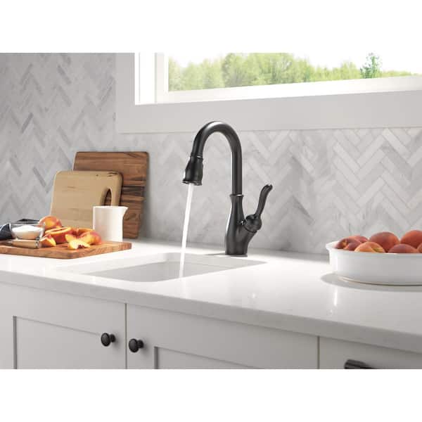 Leland Single-Handle Bar Faucet in Matte Black