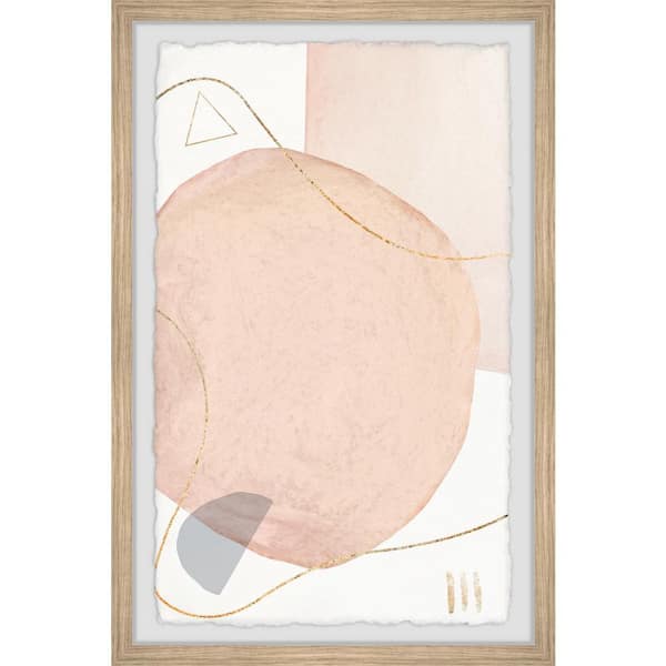 Unbranded "Marked Direction" by Marmont Hill Framed Abstract Art Print 12 in. x 8 in.