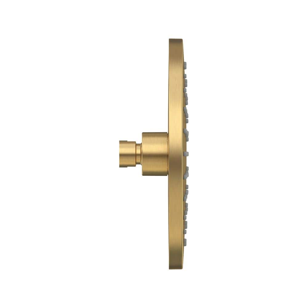 Brushed Gold 8-Inch Round Rain Shower Head