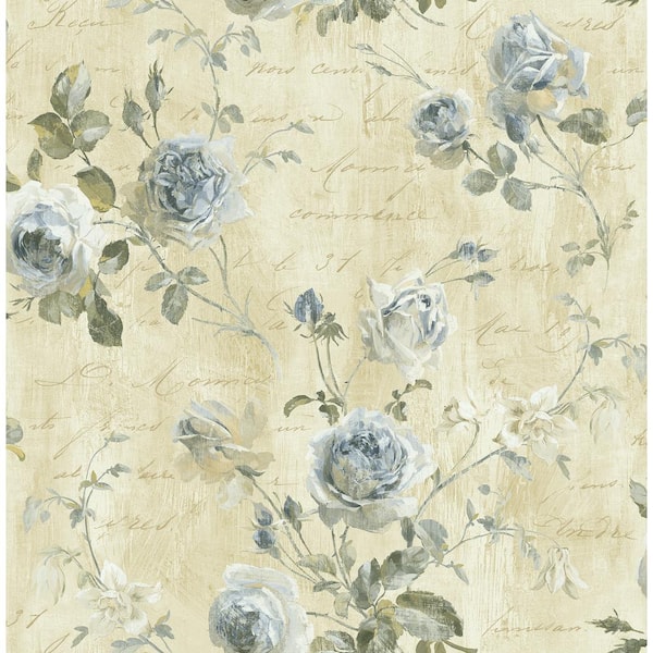 Seabrook Designs Charleston Floral Paper Strippable Roll (Covers 56 sq. ft.)