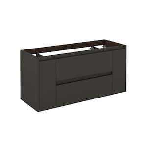 Ambra 120 47.5 in. W x 17.6 in. D x 21.8 in. H Bath Vanity Cabinet Only in Anthracite