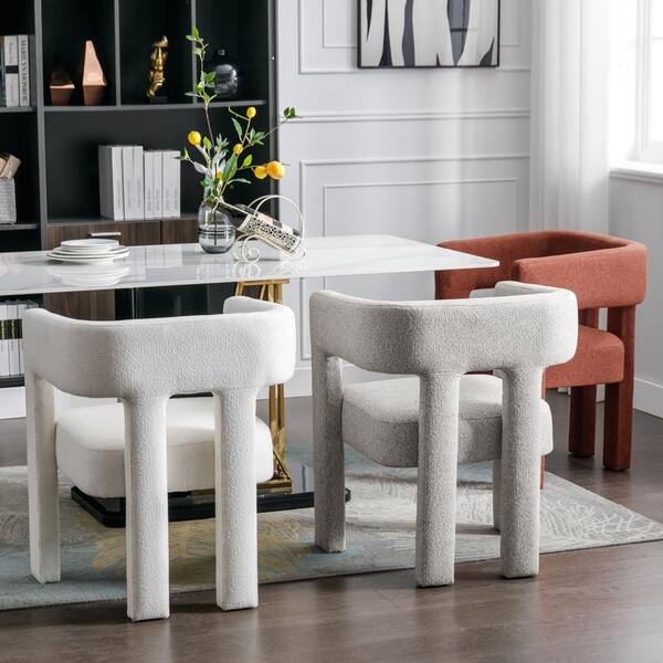 Low back discount slipcovered dining chairs