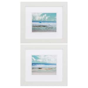 18 in. X 16 in. White Gallery Picture Frame Cancun Magic (Set of 2)