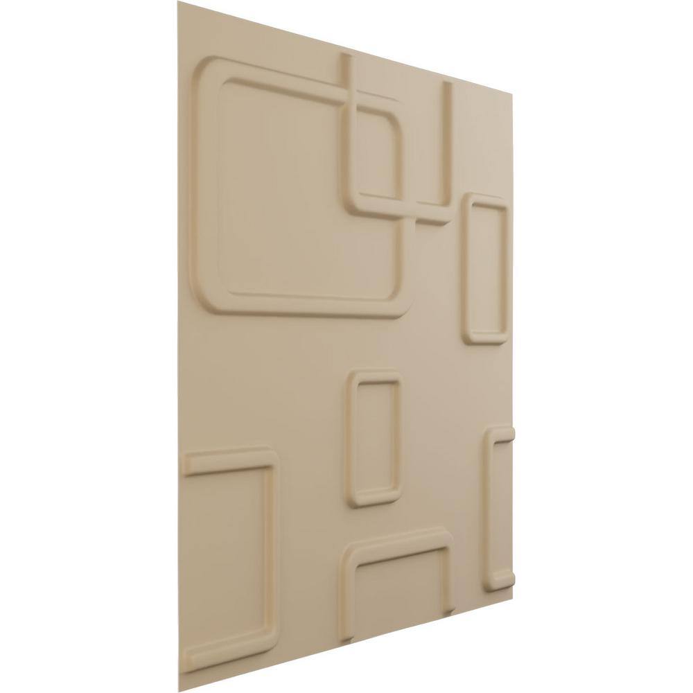 Odessa 20" Smokey Beige 3D Textured PVC Wall Panel