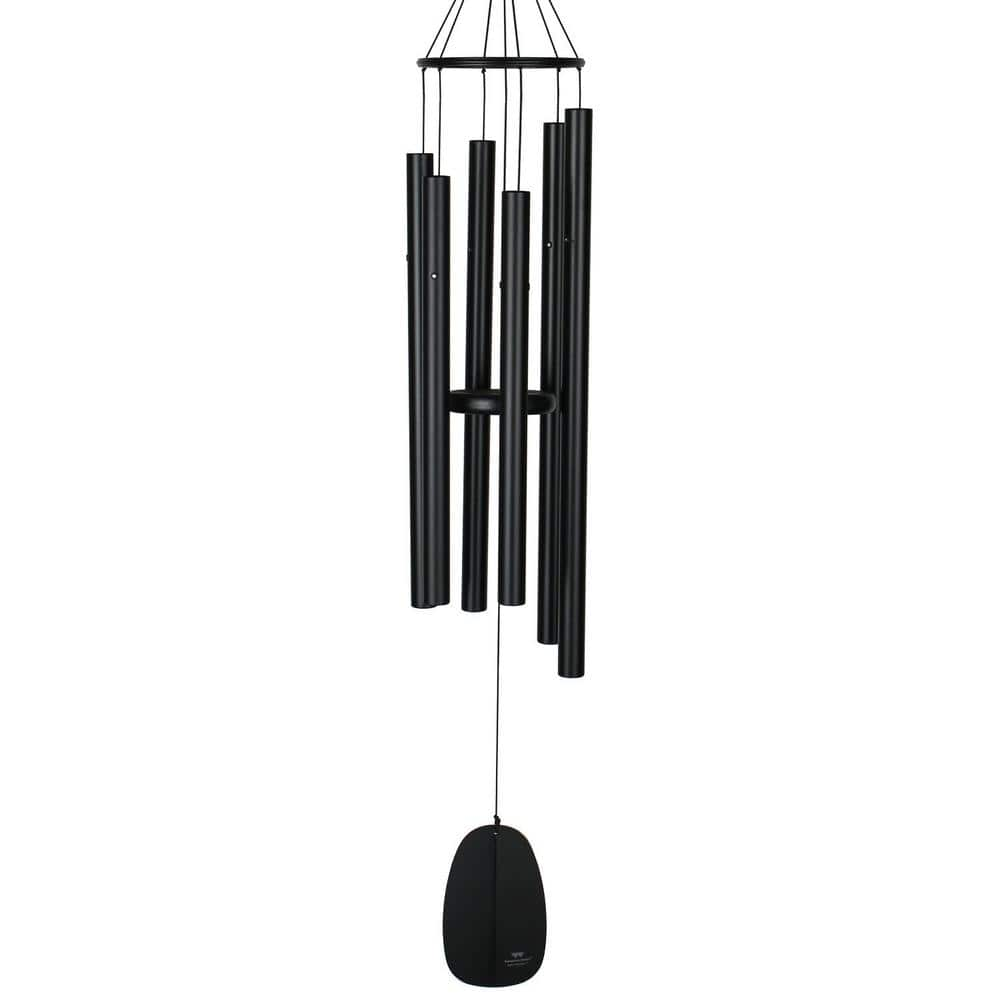 UPC 028375225415 product image for Signature Collection, Bells of Paradise, 44 in. Black Wind Chime | upcitemdb.com