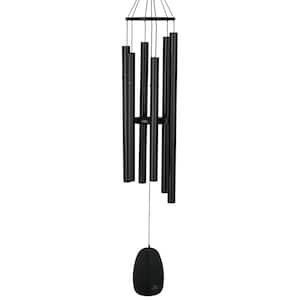 Signature Collection, Bells of Paradise, 44 in. Black Wind Chime