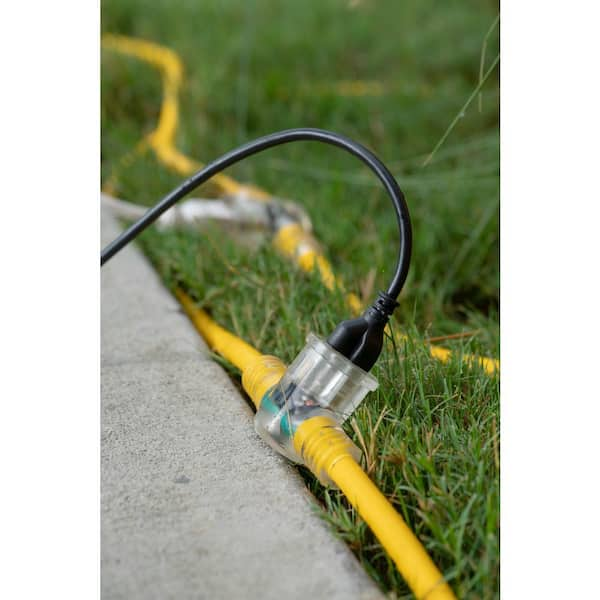 Southwire 25 ft. 14/3 STW Multi-Outlet (3) Outdoor Medium-Duty