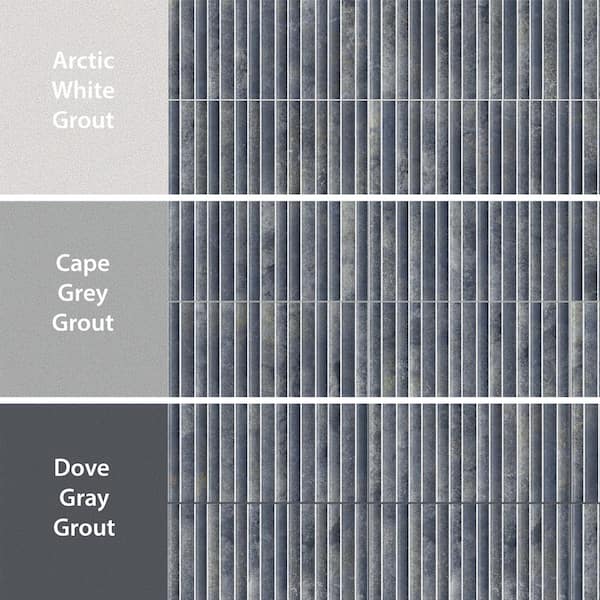 Merola Tile Rubik Azul 5-7/8 in. x 11-3/4 in. Ceramic Wall Tile