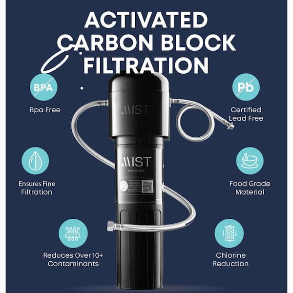 Mist Under Sink Water Filtration System, Certified by IAPMO
