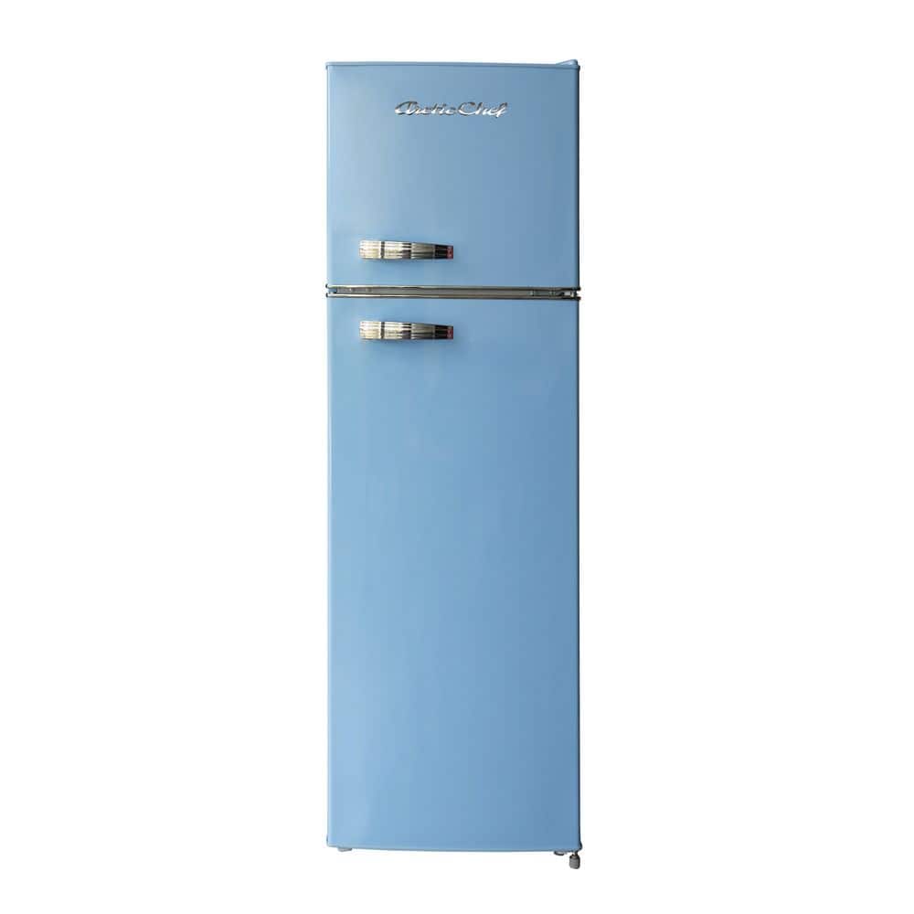 10 cu. ft. Retro Mini Refrigerator in Blue with Freezer