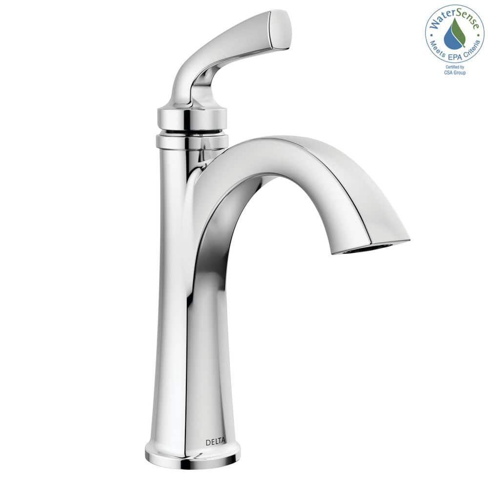 Geist Chrome Single Handle Bathroom Faucet with Pop-Up Drain