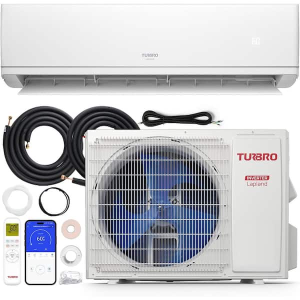 Lapland 18,000 BTU Ductless Mini Split Inverter AC with Heat Pump, 25 SEER2, 208-230-Volt, Wifi