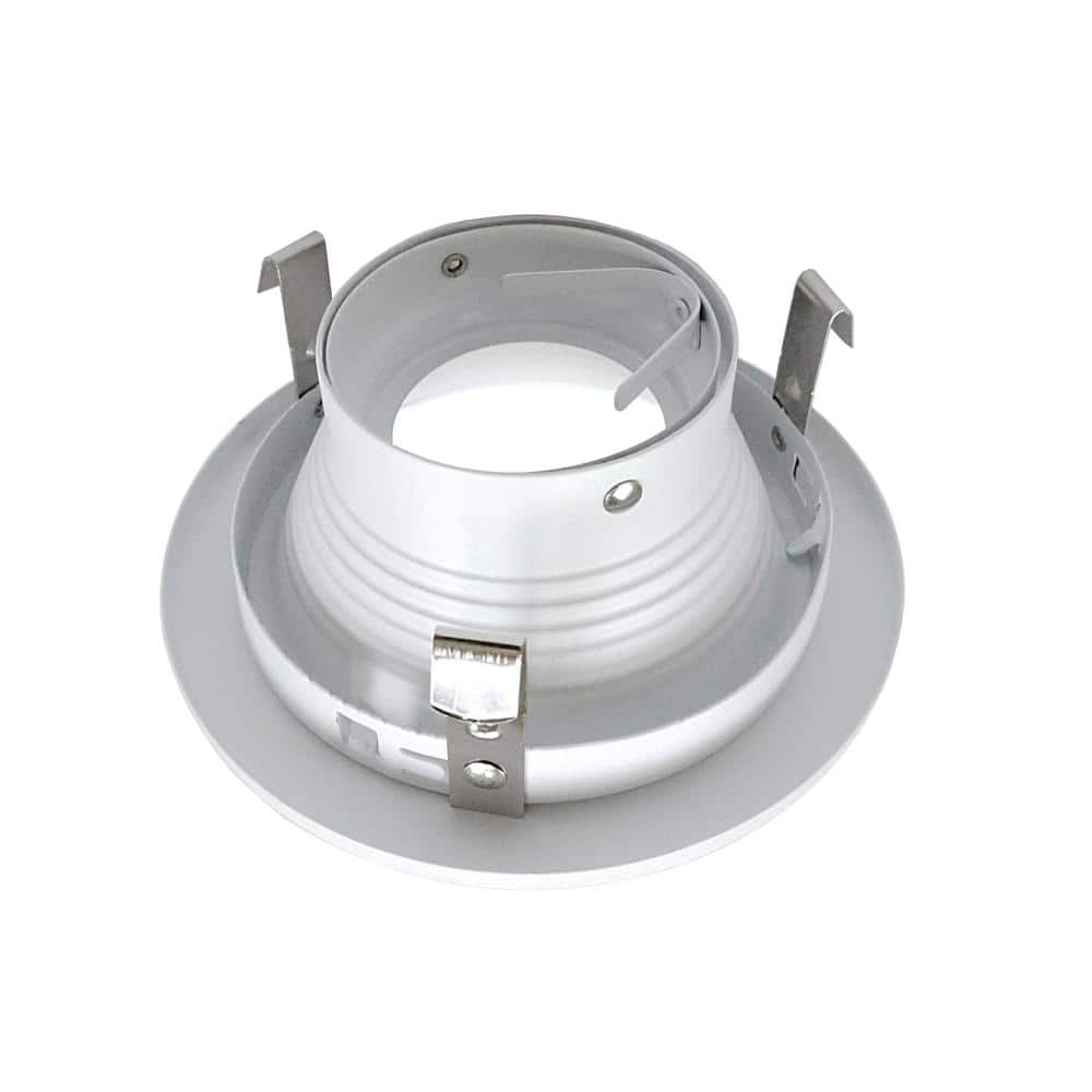 5'' White Aluminum Recessed Baffle Trim Light