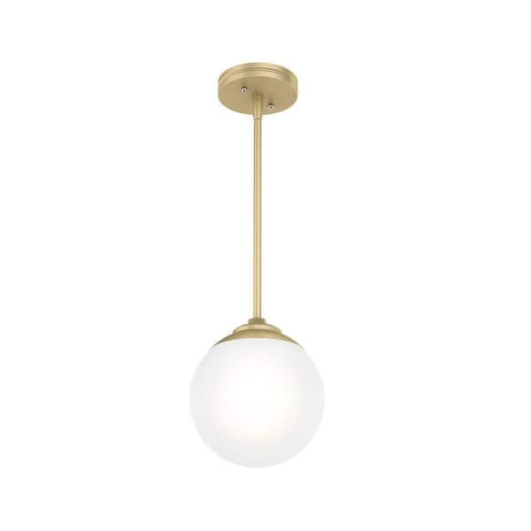 Hunter Hepburn 1 Light Modern Gold Brass Pendant Bedroom Light