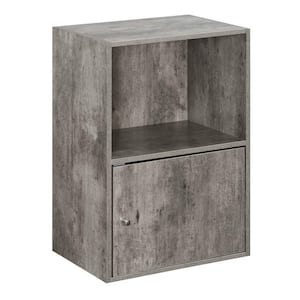 Xtra Storage Faux Birch 1-Door Cabinet with Shelf