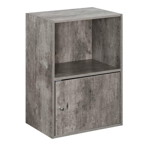 Convenience Concepts Xtra Storage Faux Birch 1-Door Cabinet with Shelf
