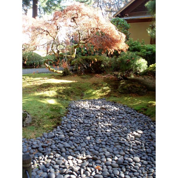 Butler Arts 0.50 cu. ft. 2 in. - 3 in. Black Mexican Beach Unpolished Pebble Butler Arts 0.50 cu. ft. 2 in. - 3 in. Black Mexican Beach Unpolished Pebble