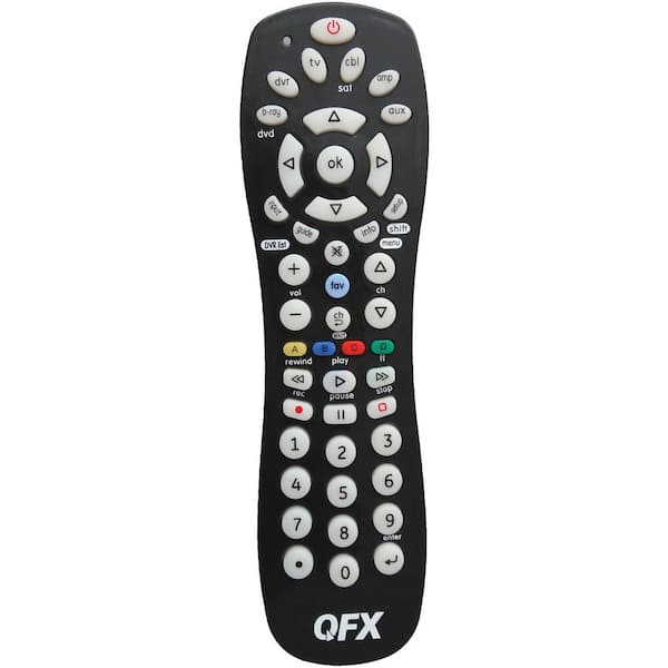 6-in-1 Universal Remote with Glow-in-the-Dark Buttons