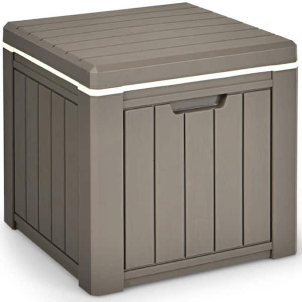 40 qt. Patio Cooler in Brown for Picnic and Outdoor Activities