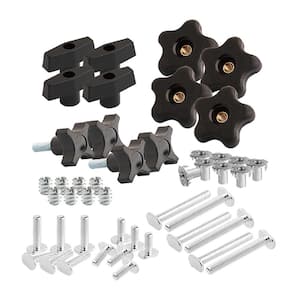1/4-20 in. T-Track Jig Hardware Kit (46-Piece)